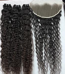 Cheveux humains bruts vierges en vrac fournisseur d'usine Extensions indiennes à cuticules alignées Remy Extensions de cheveux naturels - Product Image 6