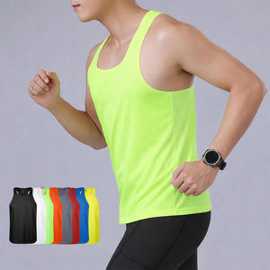 Camiseta Deportiva sin Costuras de Secado Rápido para Hombre, Ligera y Ajustada, para Correr, Hacer Ejercicio en el Gimnasio, Ropa Deportiva para Maratón - Product Image 1