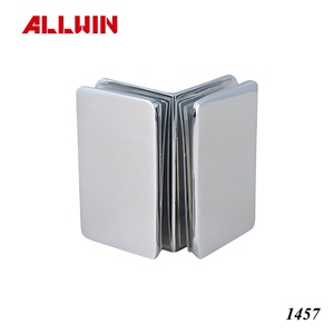 Solid Brass Swivel Glass Clamp Hinge Connector for Folding Doors <b>Hardware</b> - Product Image 6