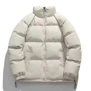 Veste en cuir véritable pour homme, style motard, avec fermeture éclair, logo frontal, coupe-vent, poches zippées sur les manches, col montant, streetwear décontracté - Product Image 1