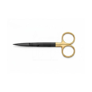Black Coated Stainless Steel Manual Beauty <b>Scissors</b> High Quality Surgical Tool for Styling Salon and Personal Daily Use - Product Image 2