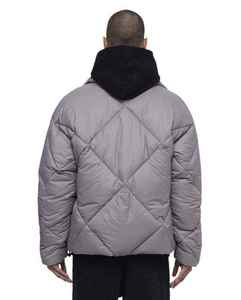 Wholesale <b>Women</b> Fashion Diamond Quilted Puffer Jacket Stand Collar <b>Winter</b> Warm <b>Padded</b> Bubble <b>Coat</b> Solid Windproof Outerwear - Product Image 5