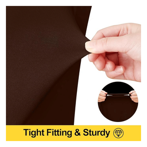 Smiry Copritavolo Rettangolare Impermeabile Lavabile 6FT, Fodera Elasticizzata in Spandex per Tavoli - Product Image 3