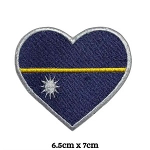 Patchs brodés 3D personnalisés avec logo – à coudre, en tissu tissé, faits main, en forme de fleur/coeur, couleurs et tailles personnalisées pour chapeaux et vêtements - Product Image 1