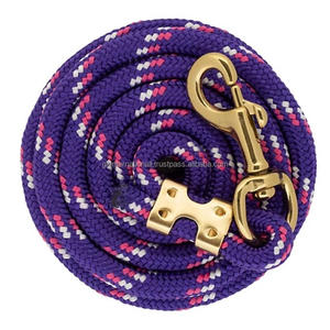 เชือกม้าโพลีคอตตอนโพลีพร้อมตะขอสแน็ปทองเหลืองทนทานชุดเชือกจูงม้า - Product Image 5