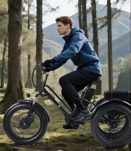 Triciclo Eléctrico para Adultos, Triciclo Motorizado con Motor sin Escobillas, Triciclo Eléctrico de 3 Ruedas, Batería de Litio Extraíble de 48V15AH, Alcance Máximo de 60-7 km - Product Image 4