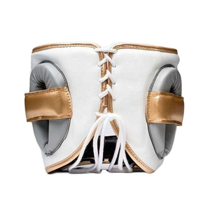 Fly White <b>Boxing</b> Headgear PU Protective Full Face Training Gear High Quality Yellow Twin Full Face <b>Boxing</b> Headgear Kickboxing - Product Image 3