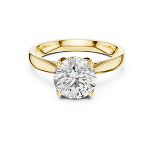 แหวนเพชรทรงกลม 1.5 กะรัต ทองคำ 14K สำหรับผู้หญิง |   ได้รับการรับรองจาก IGI |   แฟชั่นทันสมัยสำหรับใส่ทุกวัน |   เพชรที่เพิ่งเพาะเลี้ยง - Product Image 1
