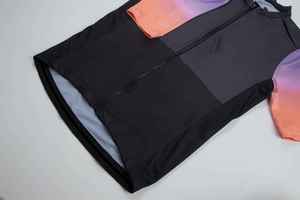 Top Quality Cycling Jersey Shorts Sleeves <b>Road</b> Bicycle Zipper Pocket Lightweight Digital Print Race Fit Jersey - Product Image 5