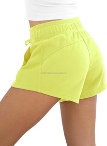 Shorts décontractés d'été à séchage rapide taille haute pour femmes fabriqués en usine - Product Image 4