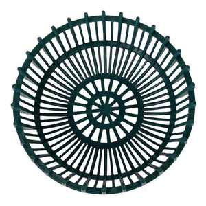 กระถางดอกไม้พลาสติก PP สีดำทรงกลม สไตล์เอเชียเซน รุ่น GL-B30 ไม่เคลือบผิว ผลิตในเวียดนาม สำหรับปลูกกล้วยไม้ ตกแต่งบ้านและสวน ขนาด 300x165 ขายส่ง - Product Image 1