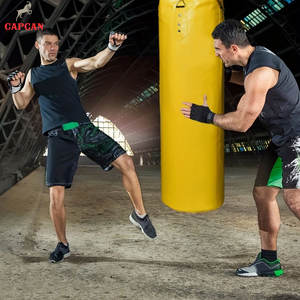 Sac de frappe robuste en cuir synthétique durable pour l'entraînement de boxe, la remise en forme et les séances d'entraînement à domicile - Product Image 5