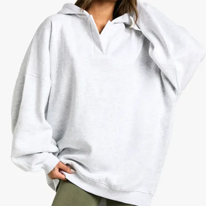 Sudaderas con Capucha Personalizadas para Mujer, Tallas Grandes, Casuales, de Invierno, Manga Larga, con Capucha, Diseño Sólido - Product Image 2