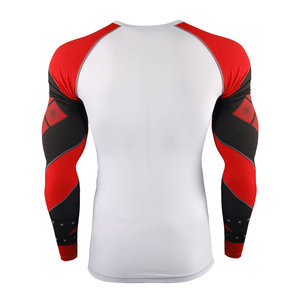 เสื้อรัดกล้ามเนื้อ MMA สำหรับออกกำลังกาย เป็นมิตรกับสิ่งแวดล้อม แห้งเร็ว แขนยาว ผู้ชาย โพลีเอสเตอร์ คุณภาพสูง รุ่นใหม่ล่าสุด รับสั่งทำ - Product Image 6