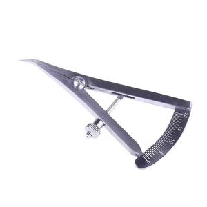 Calibrador Dental Profesional de Acero Inoxidable con Punta Curva y Recta, Herramienta de Medición - Product Image 4