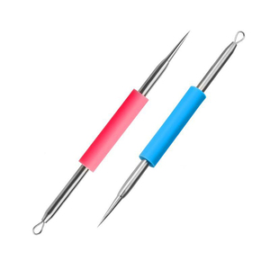 Extractor de Puntos Negros de Acero Inoxidable con Doble Anillo, Aguja para Acné, Removedor de Comedones, Herramienta de Limpieza Facial para el Cuidado de la Piel - Product Image 6