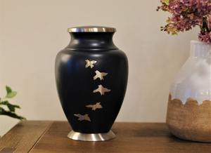 Urna de Cobre con Acabado Antiguo |   Urna Conmemorativa para Cenizas Humanas |   Urna Funeraria Hecha a Mano - Product Image 4