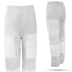 Pantalones de Traje de Apicultura Transpirables de Poliéster de Alta Calidad con Cierre de Cremallera, Ajuste Holgado, Mangas Blancas a Prueba de Picaduras - Product Image 5