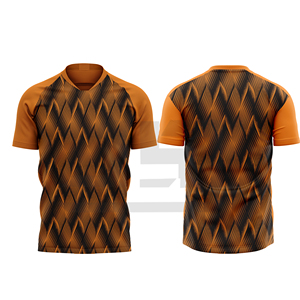 Camiseta Deportiva JAMEZ con Nombre de Equipo Personalizado, Cuello en V, Manga Corta, 100% Algodón, Secado Rápido, Antibacteriana - Juega con Coraje, Defiende, Orgullo, Ataca - Product Image 5