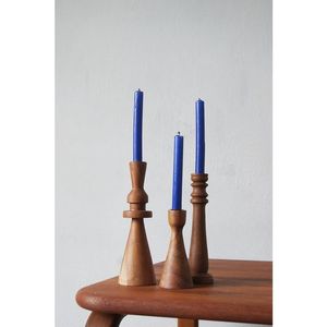 Stylish Wooden Candle Holder Elegant Design For Home Decor Dining <b>Table</b> Setup And Festive Decoration Purpose - Product Image 5