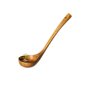 Louche en bois personnalisée, ustensile de cuisine éco-responsable pour marque privée - Product Image 2