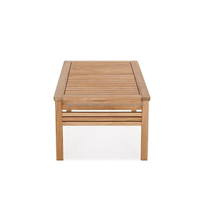 MESA DE CENTRO DE MADERA TECA EXTERIOR HECHA EN INDONESIA - Product Image 2