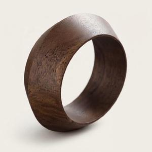Bracelet classique pour femme en bois de Sheesham de haute qualité, finition polie, artisanat en bois, bracelets, accessoires de mode indiens - Product Image 2
