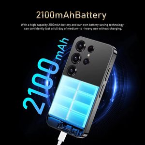 โทรศัพท์มือถืออัจฉริยะรุ่นเล็ก S24 Ultra น้ำหนักเบา ระบบ Android 2GB+16 144Hz HD LTE CDMA รองรับภาษาอังกฤษ ฝรั่งเศส สเปน - Product Image 2