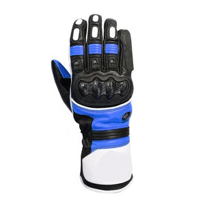 Gants de moto confortables et légers avec paume rembourrée, imperméables et anti-UV, en peau de mouton, pour le cyclisme et la conduite - Product Image 3