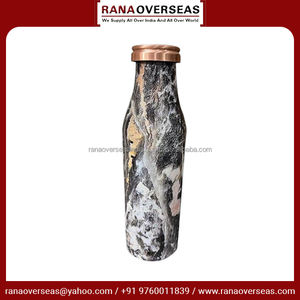 Botellas de agua Premium elegantes de cobre puro de 1000 ml Uso recubierto superior en gimnasio Oficina Viajes Yoga a precio de mercado - Product Image 5