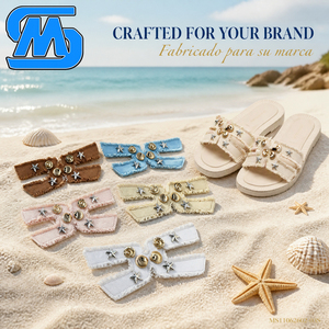 <span class=keywords><strong>Sandali</strong></span> da Donna con Decorazione a Stella Marina, Ordine Personalizzato MOQ300 per il Mercato Argentino, Consegna in 30 Giorni EXW - Product Image 4