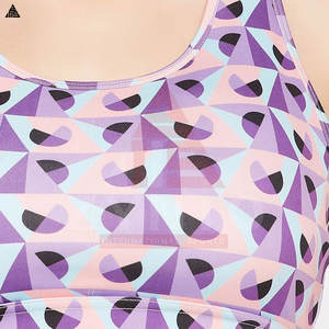 Soutien-gorge de sport écologique à prix de gros, soutien-gorge de sport personnalisé, haut de fitness antichoc, soutien-gorge de course pour femmes - Product Image 3