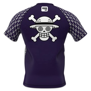 2026 New Design Men's UPF50+ Breathable Slim-Fit Short Sleeve <b>Rash</b> <b>Guard</b> Hiking Surfing <b>BJJ</b> Compression Shirt - Product Image 4