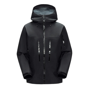 Chaqueta impermeable con capucha para hombre, cortavientos, para exteriores, ligera, para senderismo, camping, transpirable, con cierre de cremallera. - Product Image 6