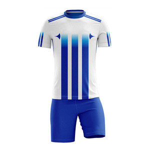 <b>Soccer</b> Uniform Latest High Quality Customized Unisex Football Uniform 100% Polyester Digital Printed Short Sleeve Wholesale - Product Image 3