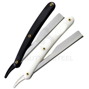 Professional Barber Straight <b>Edge</b> Razor Precision Shave <b>Tool</b> with Interchangeable Blade Inserts and Matte Black Handle - Product Image 4