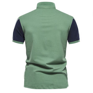 Chemises polo respirantes à col montant pour homme, vêtements décontractés de haute qualité, en coton, grandes tailles, pour unisexe - Product Image 3