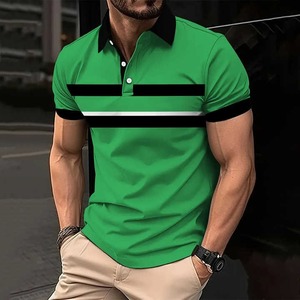 Camiseta de Hombre 100% Algodón 180gsm a Precio de Fábrica, Diseño Bicolor con Logotipo Frontal Personalizado Bordado e Impresión por Transferencia de Calor - Product Image 4