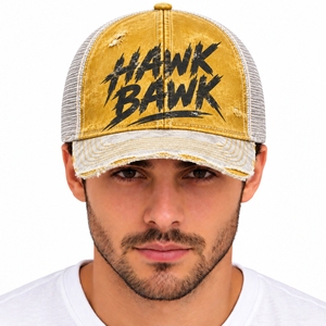 Casquette Trucker Unisexe en Maille avec Panneau Avant Brodé, Réglable, Décontractée, à Six Panneaux, pour Adulte, Adaptée aux Quatre Saisons - Product Image 1