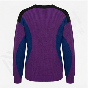 Suéter de Invierno Informal de Punto para Hombre, Cálido, Antiarrugas, de Forro Polar, Servicio Personalizado OEM, Directo de Fábrica, Nuevo Estilo - Product Image 3