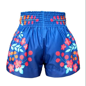 Wholesale Custom Plain Stretchy Muay Thai Fight Mma Kick Boxing Martial Arts Fight <b>Shorts</b> Plus Size <b>Men</b> Women BreathableV - Product Image 2