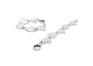สร้อยข้อมือแบบแบนฟรีฟอร์ม - Product Image 1