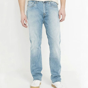 กางเกงยีนส์ผู้ชายรุ่นล่าสุด ดีไซน์ OEM บริการสั่งผลิต กางเกงใส่สบาย ระบายอากาศได้ดี คุณภาพพรีเมียม ผ่านการซักแล้ว - Product Image 1