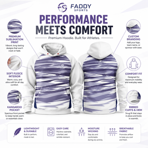 Sudadera Deportiva Personalizada al por Mayor con Estampado por Sublimación para Hombre, Transpirable, para Gimnasio, con Bolsillo - Product Image 5