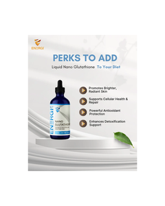 EnergiNut Nano Glutathion 2 Oz Liquide Oral Vitamines Complément Alimentaire Vitamine C Éclaircissant pour la Peau Antioxydant Détox Fabriqué aux États-Unis - Product Image 5