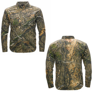 Chemises polo de chasse respirantes pour hommes, sur mesure, vente en gros, services OEM ODM disponibles, chemises camouflage pour l'hiver - Product Image 1