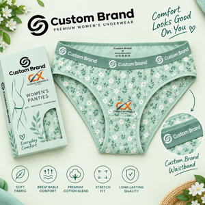 Precio de Fábrica OEM/ODM Bragas Hipster para Mujer, Tela Elástica de Algodón y Spandex, Ropa Interior Multicolor, Fabricante - Product Image 3