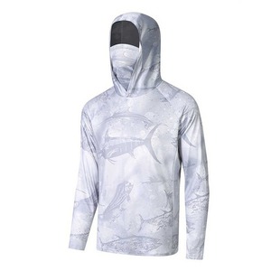 Sudadera con Capucha y Protección Solar UPF 50, Personalizada, Unisex, Transpirable, de Secado Rápido, Impermeable, con Manga Larga, para Pesca, Amarilla, Spandex/Poliéster - Product Image 5