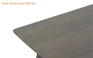 Solid Wood Dining <b>Table</b> Set 6 Seater, Rectangular Modern Wooden Furniture, Natural Finish Dining Room <b>Table</b> with Chairs - Product Image 6