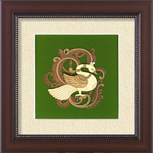 Decoración de Pared de Madera Tallada con Diseño Tradicional de Pato para Sala de Estar - Product Image 1